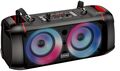 KSC-689 - Cassa acustica ricaricabile 2x4" 10W luci LED Bluetooth/FM/USB KSC-689 - Casse Acustiche