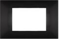EL1049 - Placca 4 posti nera compatibile Vimar Plana - Compatibile Vimar Plana