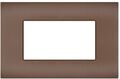 EL376 - Placca 4 posti bronzo compatibile Vimar Arké - Compatibile Vimar Arké 
