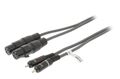 ND8065 - Cavo Stereo 2x XLR 3-Pin Femmina - 2x RCA Maschio 3m - Cavi Audio Video