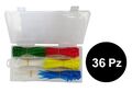 EL854-36 - 36 Pezzi - Kit fascette 550 pezzi - 5 colori - Fascette