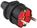EL132 - Spina schuko maschio IP20 nera 16A 250V Vito - Connettività