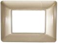 EL1714 - Placca in tecnopolimero 3P champagne compatibile Matix - Compatibile Matix