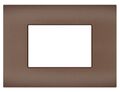 EL342 - Placca 3 posti bronzo compatibile Vimar Arké - Compatibile Vimar Arké 