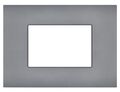 EL314 - Placca 3 posti grigio compatibile Vimar Arké - Compatibile Vimar Arké 