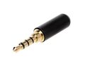 06100 - Jack Audio 4 Poli 3.5mm maschio per cuffie e riparazione filo - Connettori e Adattatori