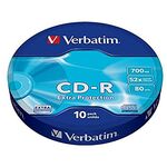 H103 - Verbatim CD-R 80min Extra Protection - Confezione da 10 pezzi - CD-DVD Registrabili