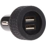 ED722 - Caricatore 2 porte USB da auto 12-24V 3.1A Dunlop - Alimentatori Caricabatterie