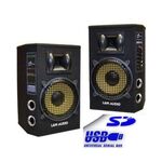 LM08 - Coppia casse  acustiche 8" 200W USB/SD/Bluetooth - Casse Acustiche