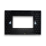 01036 - Supporto nero 3 posti linea Zen - Linea ZEN