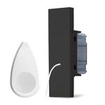 01116 - Pulsante tirante bagno unipolare nero linea ZEN - Linea ZEN