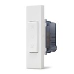 01156 - Commutatore doppio tasto interbloccato bianco linea ZEN - Linea ZEN