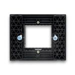 02316 - Supporto nero 2 posti linea Zen - Linea ZEN