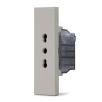 02356 - Presa bipasso 10–16A sabbia linea ZEN - Linea ZEN
