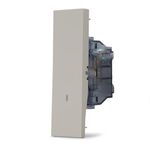 07502 - Pulsante unipolare sabbia linea ZEN - Linea ZEN