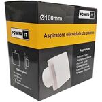 E9085 - Aspiratore elicoidale 14W 80m3/h 33db 100mm - Varie