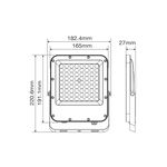 EL051 - Faro LED 50W 4000K 5900lm IP65 luce naturale - Illuminazione da Esterno