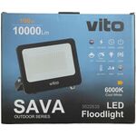 EL092 - Faro LED per esterni 100W 10000Lm luce fredda 6000K IP65 - Illuminazione da Esterno