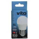 EL147 - Lampadina LED E27 7W 533lm 6400k luce fredda Vito - Lampade LED