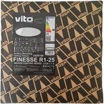 EL167 - Plafoniera LED rotonda 25W 2000lm 3CCT nera - Illuminazione da Interno