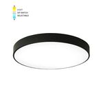 EL167 - Plafoniera LED rotonda 25W 2000lm 3CCT nera - Illuminazione da Interno