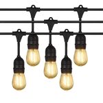 EL1942 - Catena di luci per esterno E27 10 metri - Illuminazione da Esterno