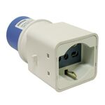 EL201 - Adattatore spina industriale Schuko 2P+T - Connettività