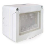 EL2172 - Idrobox IP55 2 moduli bianco compatibile Vimar Plana - Compatibile Vimar Plana