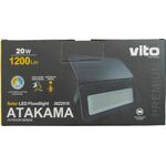 EL223 - Lampada solare da esterno 20W 1200lm 3.7V 2600mAh IP65 - Illuminazione da Esterno