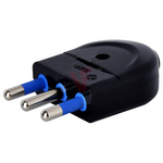 EL2438 - Spina elettrica 2P+T 16A nera - Connettività