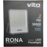 EL3072 - Faro LED 300W 36000Lm 6000K bianco freddo IP65 - Illuminazione da Esterno