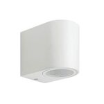 EL341 - Lampada applique da esterno GU10 98x80x67mm IP44 bianco - Illuminazione da Esterno