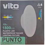 EL3979 - Lampada applique LED bianca da parete 15W 1800lm 22*5CM IP65 3xCCT - Illuminazione da Esterno