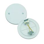 EL4078 - Coperchio con graffe per cassetta da incasso tonda Ø 65 mm - Scatole e quadri