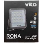EL4108 - Faro LED 30W 6000K 3600lm IP65 luce fredda - Illuminazione da Esterno