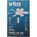 EL4128 - Ventilatore da soffitto con luce LED e telecomando 15W 1275lm 3xCCT - Illuminazione da Interno