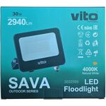 EL4196 - Faro LED 30W 4000K luce naturale IP65 2940lm - Illuminazione da Esterno