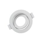 EL691 - Supporto per faretto GU10 da incasso Ø75mm bianco - Faretti LED