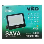 EL3984 - Faretto LED SAVA 100W 9800Lm 4000K IP65 luce naturale VITO - Faretti LED