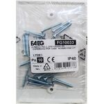 EL3263 - Coperchio a vite per scatola 503 FAEG - confezione da 10 pezzi - Scatole e quadri