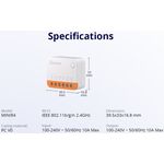 K832 - Interruttore smart wireless 2 vie WiFi 2.4G MINIR4 - Connettività