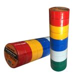 TL7980 - Nastro isolante elettrico colorato confezione da 10 pezzi - 0.15x18mm 4.5m - Nastro isolante