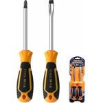 TL9825 - Set di cacciaviti industriali Toolmak – 2 pezzi PH2 + SL6 - Attrezzi e utensili
