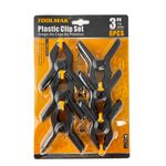 TL9975 - Set 6 morsetti in plastica 9cm - Attrezzi e utensili