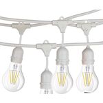 WB1118 - Catena di luci per esterno E27 10 metri bianca - Illuminazione da Esterno