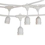 WB1118 - Catena di luci per esterno E27 10 metri bianca - Illuminazione da Esterno