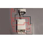 WB243 - Misuratore di tensione/corrente/temperatura wireless con display LCD VAC8010F 500V 100A - Dispositivi di misurazione