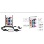 WB660 - Striscia LED RGB 3m IP65 cavo di alimentazione USB con telecomando - Strisce LED