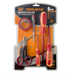 W2025 - Set Utensili Isolati 6 Pezzi certificazione VDE fino a 1000V - Attrezzi e utensili