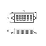 KA1060 - Lampadina RANGO MINI LED R7S SMD-WW 6W 500lm 3000k Kanlux - Lampade LED